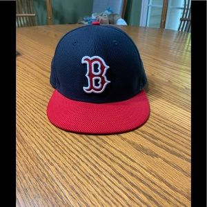 Boston Red Sox fitted ball cap in size 7 1/8.